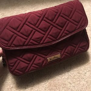 Vera Bradley Small Burgundy  Quilted Purse